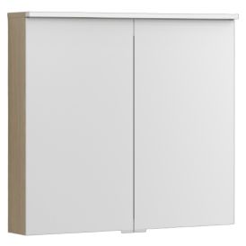 LED-peilikaappi Svedbergs Stilla allasvalolla vaalea tammi 80 x 15 x 72 cm