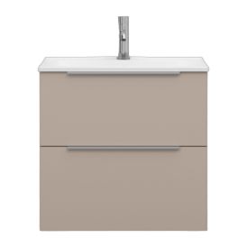 Allaskaappi Svedbergs Stilla alumiinivetimillä greige 60 x 35 x 57 cm, 2 laatikkoa