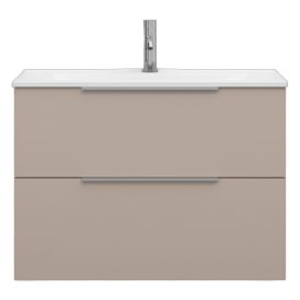 Allaskaappi Svedbergs Stilla alumiinivetimillä greige 80 x 35 x 57 cm, 2 laatikkoa