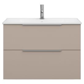 Allaskaappi Svedbergs Stilla alumiinivetimillä greige 80 x 45 x 57 cm, 2 laatikkoa