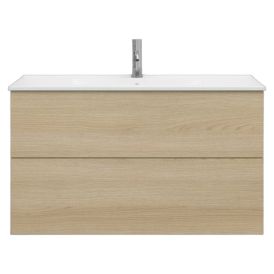 Allaskaappi Svedbergs Stilla vaalea tammi 100 x 45 x 57 cm, 2 laatikkoa