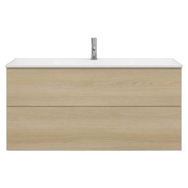 Allaskaappi Svedbergs Stilla vaalea tammi 120 x 45 x 57 cm, 2 laatikkoa