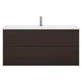 Allaskaappi Svedbergs Stilla tumma tammi 120 x 45 x 57 cm, 2 laatikkoa