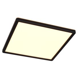 LED-plafondi Trio Emra musta 29 x 29 cm