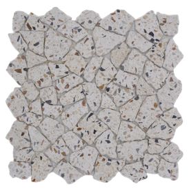 Mosaiikkilaatta Welscheit Bruch Terrazzo F4 CIOT 30/190F4 monivärinen 30,5 x 30,5 cm