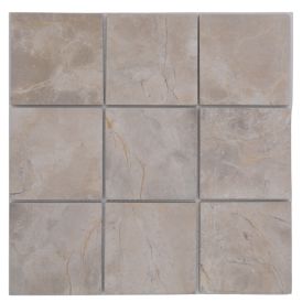 Mosaiikkilaatta Welscheit Quadrat Cappuccino MOS 98Q170 ruskea 29,8 x 29,8 cm