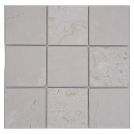 Mosaiikkilaatta Welscheit Quadrat Thumbnail MOS TN98W valkoinen 29,8 x 29,8 cm