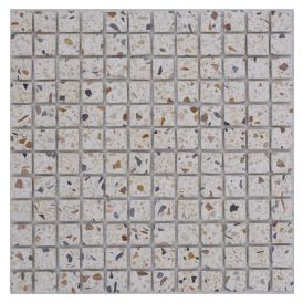 Mosaiikkilaatta Welscheit Quadrat Terrazzo F4 MOS 23Q190F4 monivärinen 29,8 x 29,8 cm