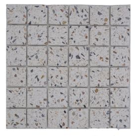 Mosaiikkilaatta Welscheit Quadrat Terrazzo F4 MOS 48Q190F4 monivärinen 29,8 x 29,8 cm