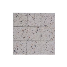 Mosaiikkilaatta Welscheit Quadrat Terrazzo MOS 98Q190F4 beige 29,8 x 29,8 cm