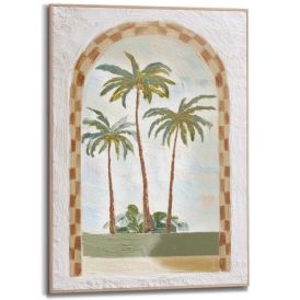 Sisustustaulu Reinders Slim Frame Palm Trio View 50 x 70 cm