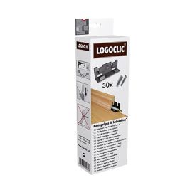 Jalkalistan kiinnitysklipsit Logoclic 30 kpl