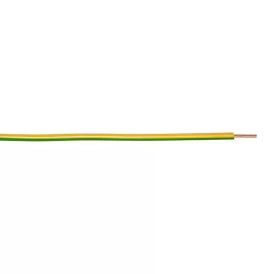 Asennusjohto Kabelexpress H07V-U 1,5 mm² vihreä/keltainen 20 m