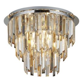 Kattovalaisin Searchlight Clarissa kromi Ø 45 cm