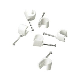 Naulakiinnike Schneider Electric TC 8-12 Valkoinen 100 kpl