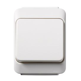 Kytkin Schneider Electric Artic IP44 Valkoinen