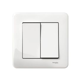 Kytkin Schneider Electric Exxact 6+6 Valkoinen