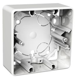 Pinta-asennusrasia Schneider Electric Exxact Valkoinen 1 -osainen 35 mm IP21