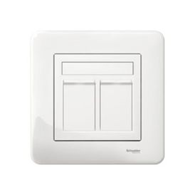 Datapistorasia Schneider Electric Exxact Valkoinen 2 X RJ45 CAT 6 UTP