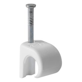 Naulakiinnike Schneider Electric TC 7-10 Valkoinen 20 kpl