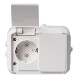 Kaksoispistorasia ABB Kosti IP55 Uppoasennus