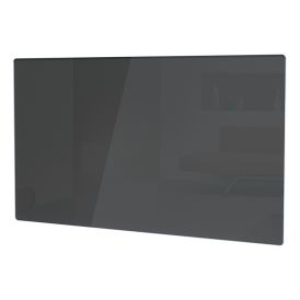 Lasipaneeli Nobö Top Clip On Glass Antrasiitti 1000 W