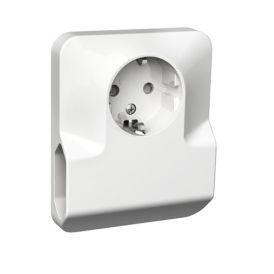 Kombipistorasia Schneider Electric Exxact 1 + 2 -osainen Valkoinen