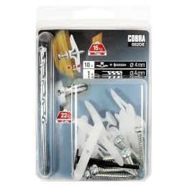 Nailontulppa Cobra Toggles S 6 x 26 mm 10 kpl