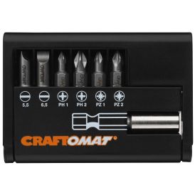Bitsisetti Craftomat 6-osainen
