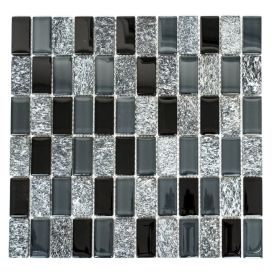 Mosaiikki Crystal Marble Musta