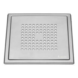 Lattiakaivonkansi Smedbo Outline Neliö FS502 Harjattu RST 200 x 200 mm