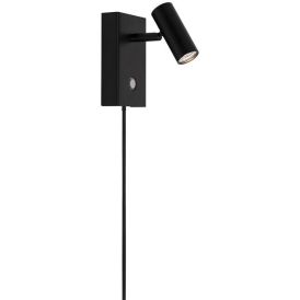Seinävalaisin Nordlux Omari LED musta