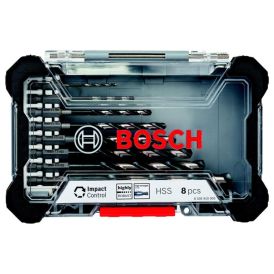 Metalliporanteräsarja Bosch Impact Control HSS 8-os.