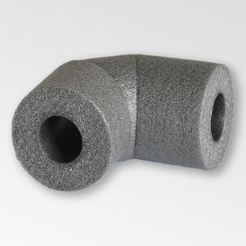 Putkieriste kaari harmaa 90° Ø 22/13 mm