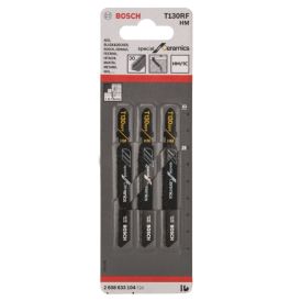 Pistosahanterä Bosch special for Ceramics T 130 RIFF 3 kpl