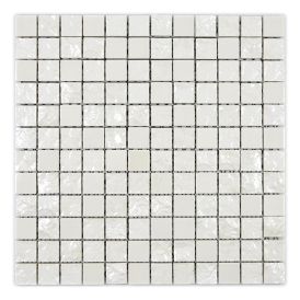 Mosaiikkilaatta Fliesen Gaku valkoinen 31,6 x 31,6 cm