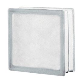 Lasitiili Vitrablok Sahara mattavalkoinen 19 x 19 x 8 cm