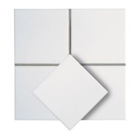 Seinälaatta mattavalkoinen 20 x 20 cm