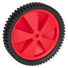 Kuljetuspyörä PVC musta/punainen 175 x 34 mm 35 kg