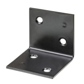 Kulmarauta leveä 50 x 50 mm musta