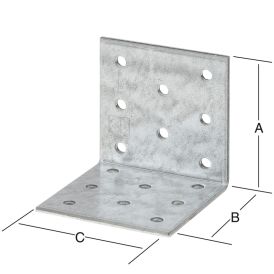 Kulmarauta 60 x 60 x 60 mm 20 kpl/pkt