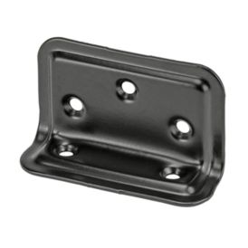 Kalustekulmarauta 3F-Design leveä 40 x 25 x 70 mm musta