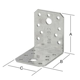 Kulmarauta 90 x 90 x 65 mm RST