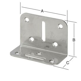 Kulmarauta 70 x 50 x 35 mm RST