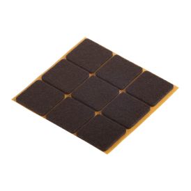 Huopatassu Fix-o-moll 25 x 25 mm ruskea 9 kpl