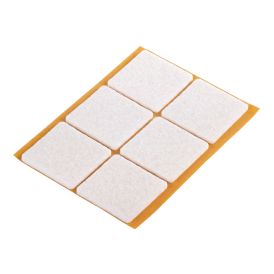 Huopatassu Fix-o-moll 32 x 32 mm valkoinen 6 kpl