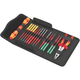 Ruuvimeisselisarja Wera Kraftform Kompakt VDE 17 Extra Slim 17-os