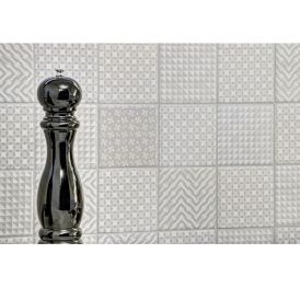 Mosaiikki Square Geo valkoinen 29,8 x 29,8 cm