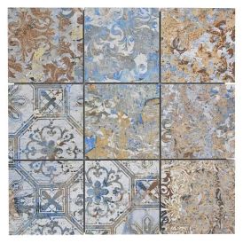 Mosaiikkilaatta CV 95MSC Beige/Ruskea/Sininen 29 x 29 cm