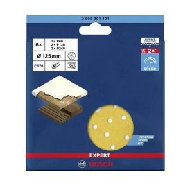 Hiomapyörösarja Bosch Expert C470, 125 mm 6 kpl